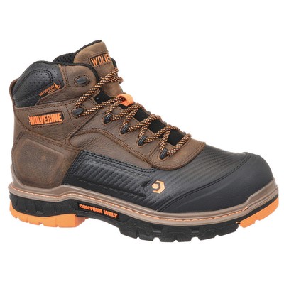 WOLVERINE W10717 Hiker Boot,M,10 1/2,Brown,PR 416A77