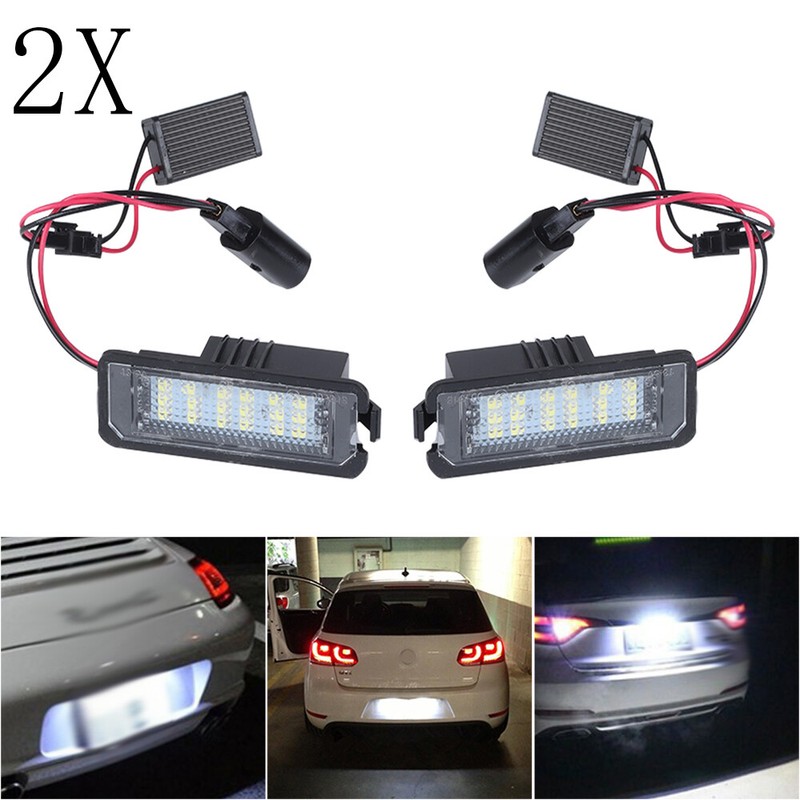 vw golf mk6 number plate bulb