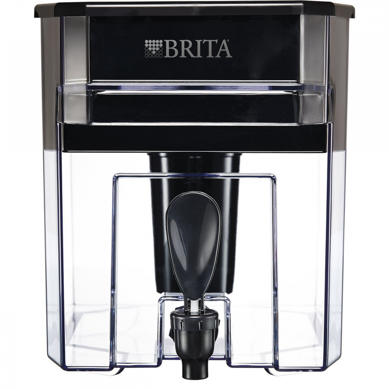 Brita 18 Cup UltraMax Water Dispenser with 1 Filter, BPA Free, Black