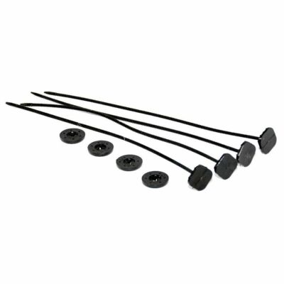 Universal Zip-Tie Style Electric Cooling Fan Through-Radiator Mounting Tabs Kit