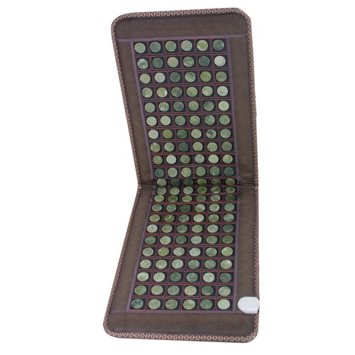 2xStone heating mat Tourmaline Natural Jade Negative Ions InfraRed Pad Device US