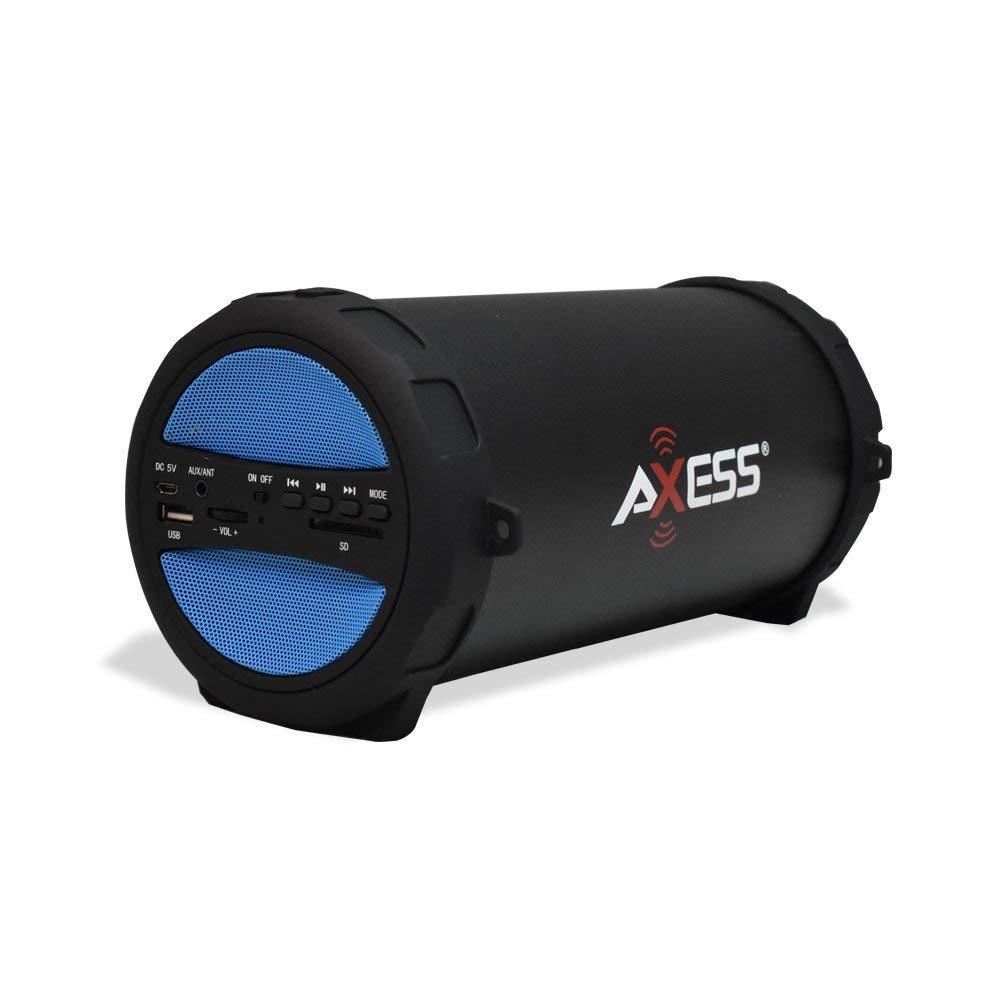 BRAND NEW AXESS SPBT1041 3" Bluetooth Speaker BLUE