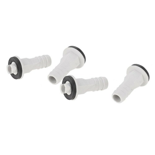 4pcs Air Conditioner Window Drain Hose Straight  Connector Adapter Accessories