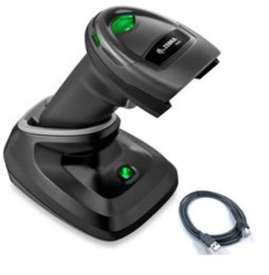 Zebra DS2278 DS2278-SR Handheld Bluetooth Barcode Scanner w/ Cradle & USB Cable