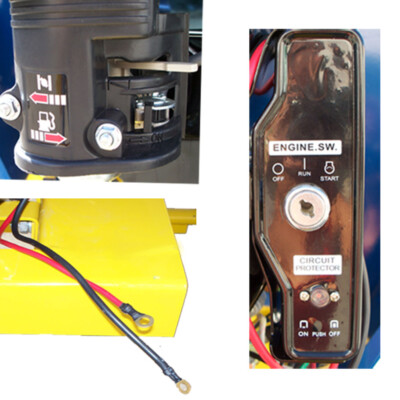 13HP Towable 9 Cubic Feet Cement Mixer 12 Volt Electric Starter Concrete