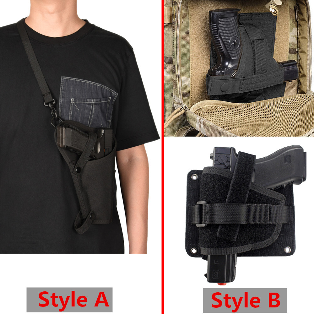 Gun Holster Backpack Tactical Cross Body Shoulder Holster