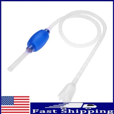 Aquarium Fish Tank Vacuum Siphon Gravel Suction Cleaner Tool Water Change Pump