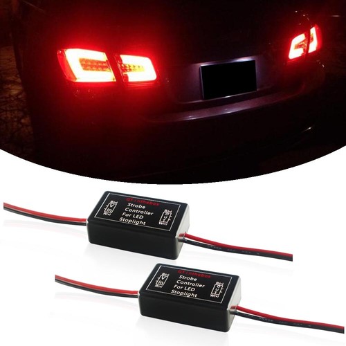 Universal Third Brake light Stop Light Pulsing Strobe Flashing Module Controller
