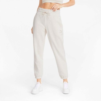 

Puma Classics Relaxed Drawstring Joggers Женские белые повседневные спортивные штаны 53, Белый, Puma Classics Relaxed Drawstring Joggers