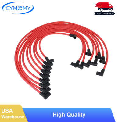 Distributor Coil Spark Plug Wires For Small Block Chevy 305 307 327 350 400 HEI