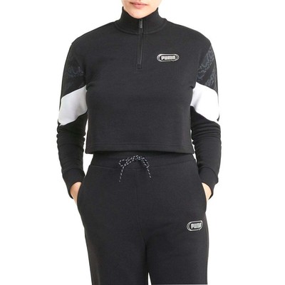 

Puma Rebel HalfZip Pullover Womens Size  Повседневная верхняя одежда 589453-51, Черный