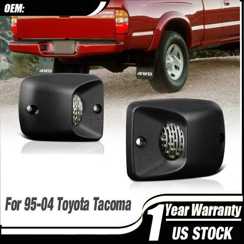 2017 tacoma license plate light