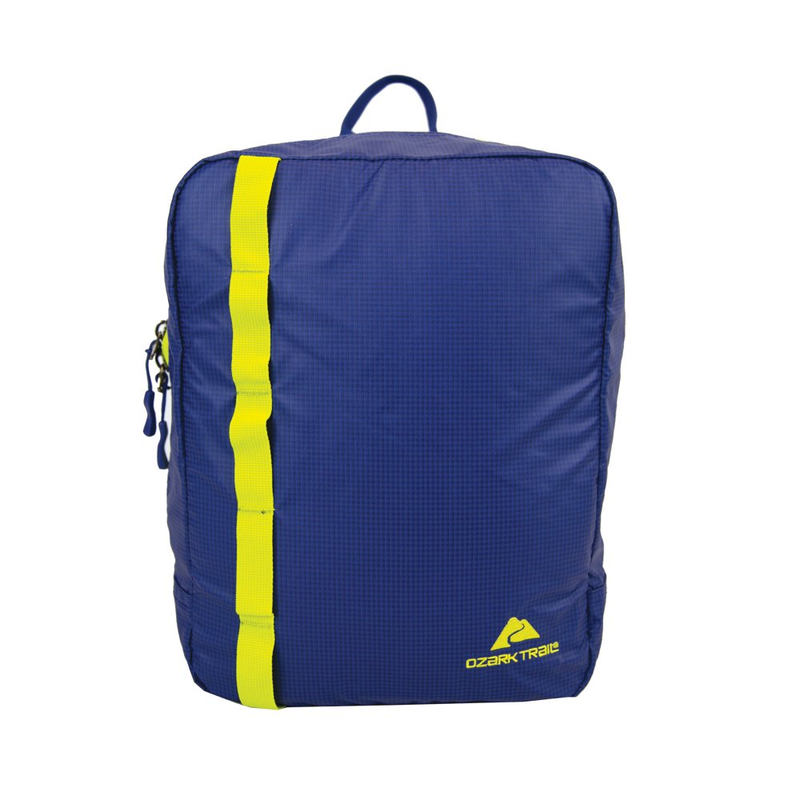 Ozark Trail 90 Ltr Backpacking Backpack, Stadium Blue and Yellow