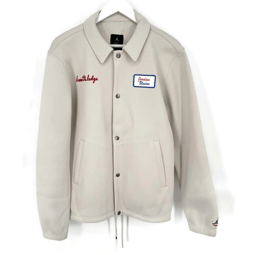 Jordan Union Coaches Jacket Light Bone Sz Small | eBay