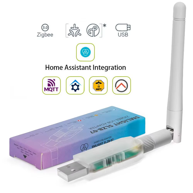SMLIGHT SLZB-07/07p7/MG24/07p10 Zigbee 3.0 Smallest Thread/Matter USB Adapter Wo