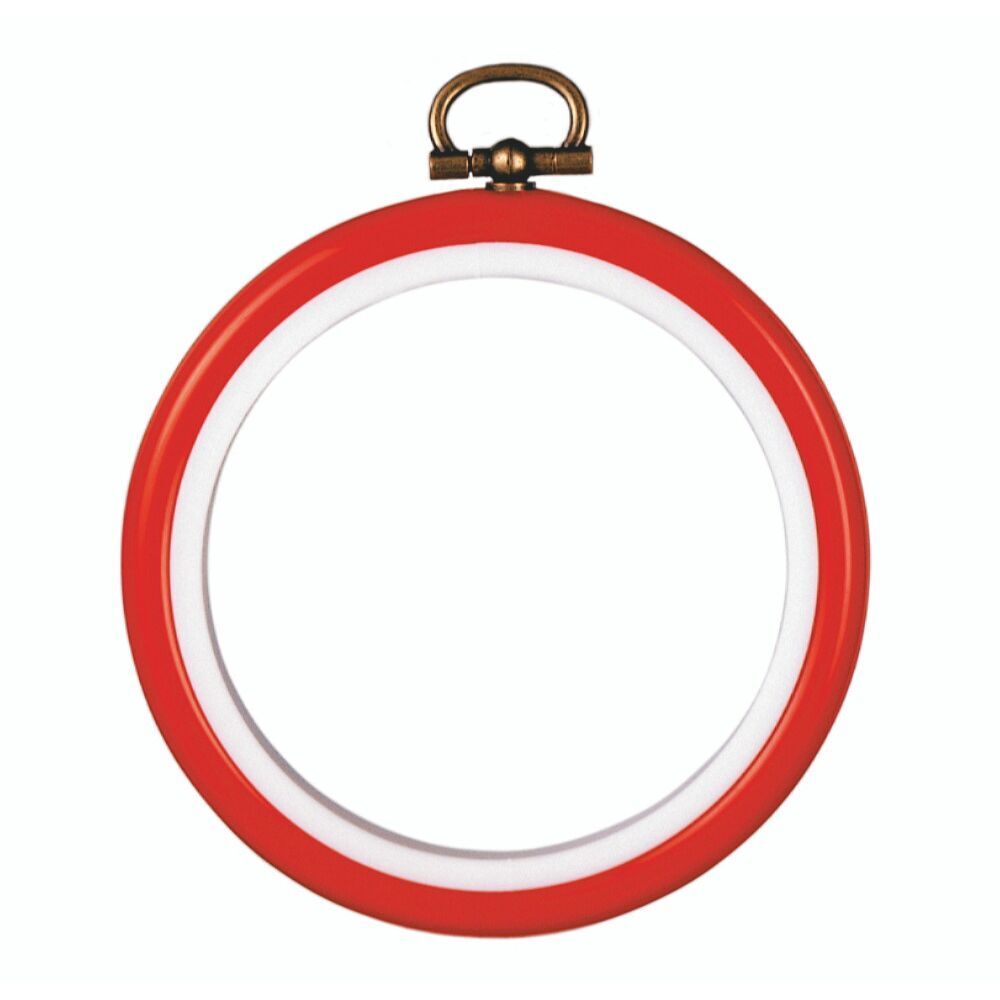 Kunststoffrahmen 1272/666 7,5 cm rot