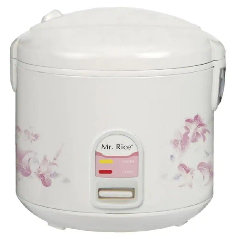 NEW 10-Cup Rice Cooker Warm Mode Airtight Lid Nonstick Pot Cool Touch Exterior