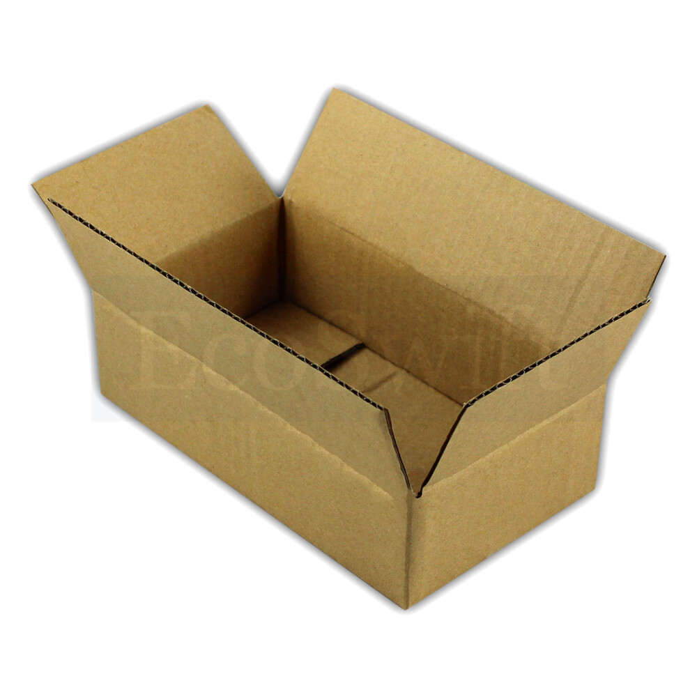 25 7x4x2 EcoSwift Cardboard Packing Moving Shipping Boxes Corrugated Box Cartons