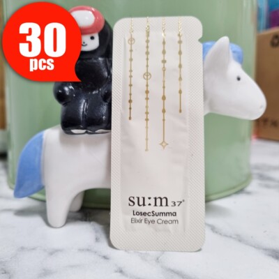 SUM37 LosecSumma Elixir Eye Cream 1ml x30pcs +1 Mask Sheet K-Beauty+Tracking N.