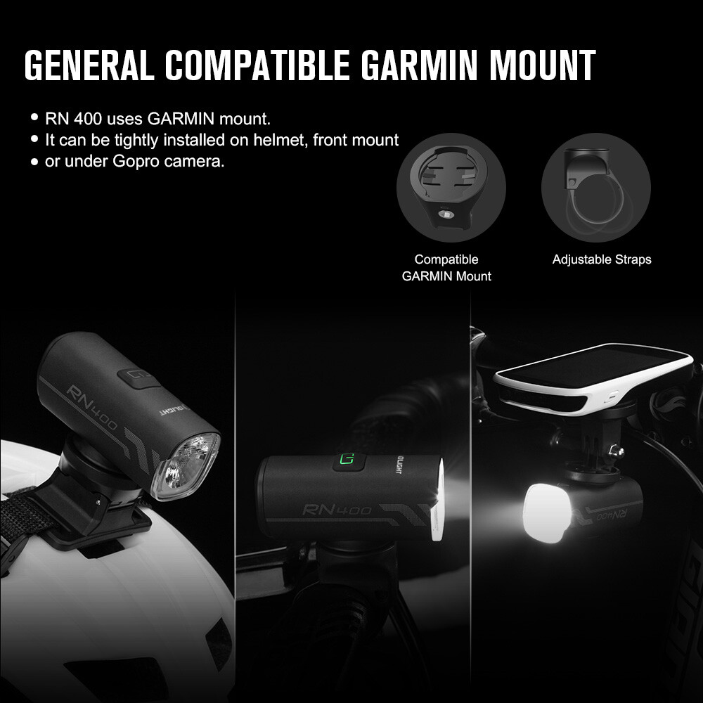 Olight Seemee 30 Tail Light + Bike Headlight RN400 USB Rechargeable Waterproof