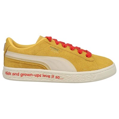 

Повседневная обувь Puma Suede Triplex Lace Up Youth Boys Yellow Sneakers 382840-01, Желтый, Puma Suede Triplex Lace Up Youth