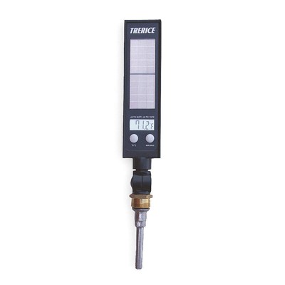 TRERICE SX9140605 Digital Solar Powered Thermometer,Blue 2AFK1
