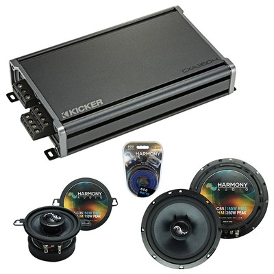 Fits Saturn Sky 2006-2009 Factory Speakers Upgrade Harmony C65 C35 & CXA360.4