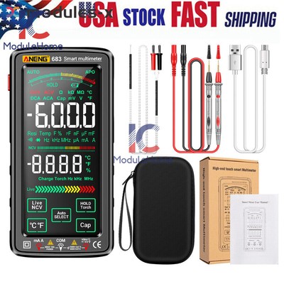ANENG 683 Smart Digital Multimeter AC/DC Capacitance Meter Diode Tester True RMS