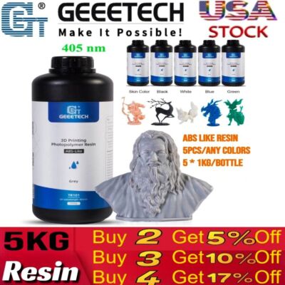 【Buy 3 Get 1 Free,Add 4】GEEETECH 3D Printer Filament PLA/ABS+/PETG/TPU 1.75mm1KG