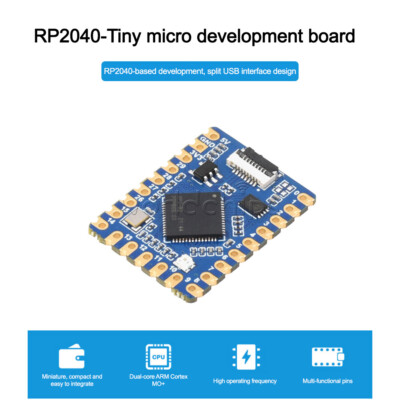RP2040-Zero Microcontroller Dual Core Development Board+Adapter For Raspberry Pi