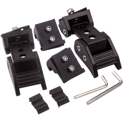 Hood Latch Locking Catch for Jeep Wrangler JK JL Unlimited with Rubber Pads Set