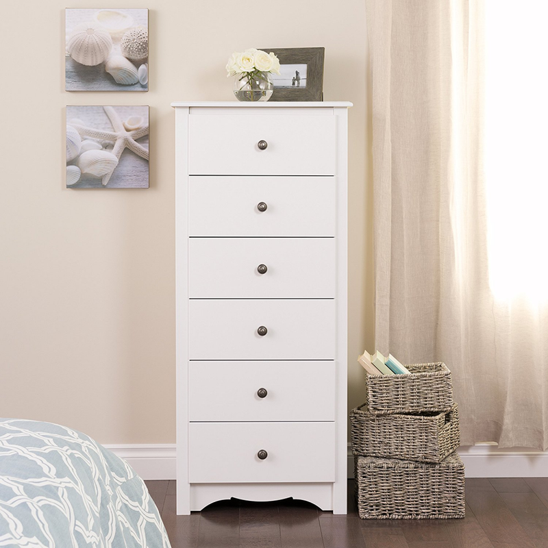 Lingerie Chest Of Drawers Dresser Tall White Clothes Organizer