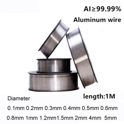 Aluminum Round Wire (Dead Soft) Diameter 0.1-3mm Al 99.99% Aluminum Craft Wire