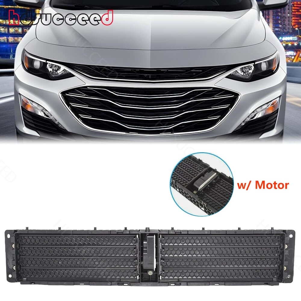 For 2016-20 Chevrolet Malibu 1.5L Front Bumper Grille Shutter w/ Motor 23278689