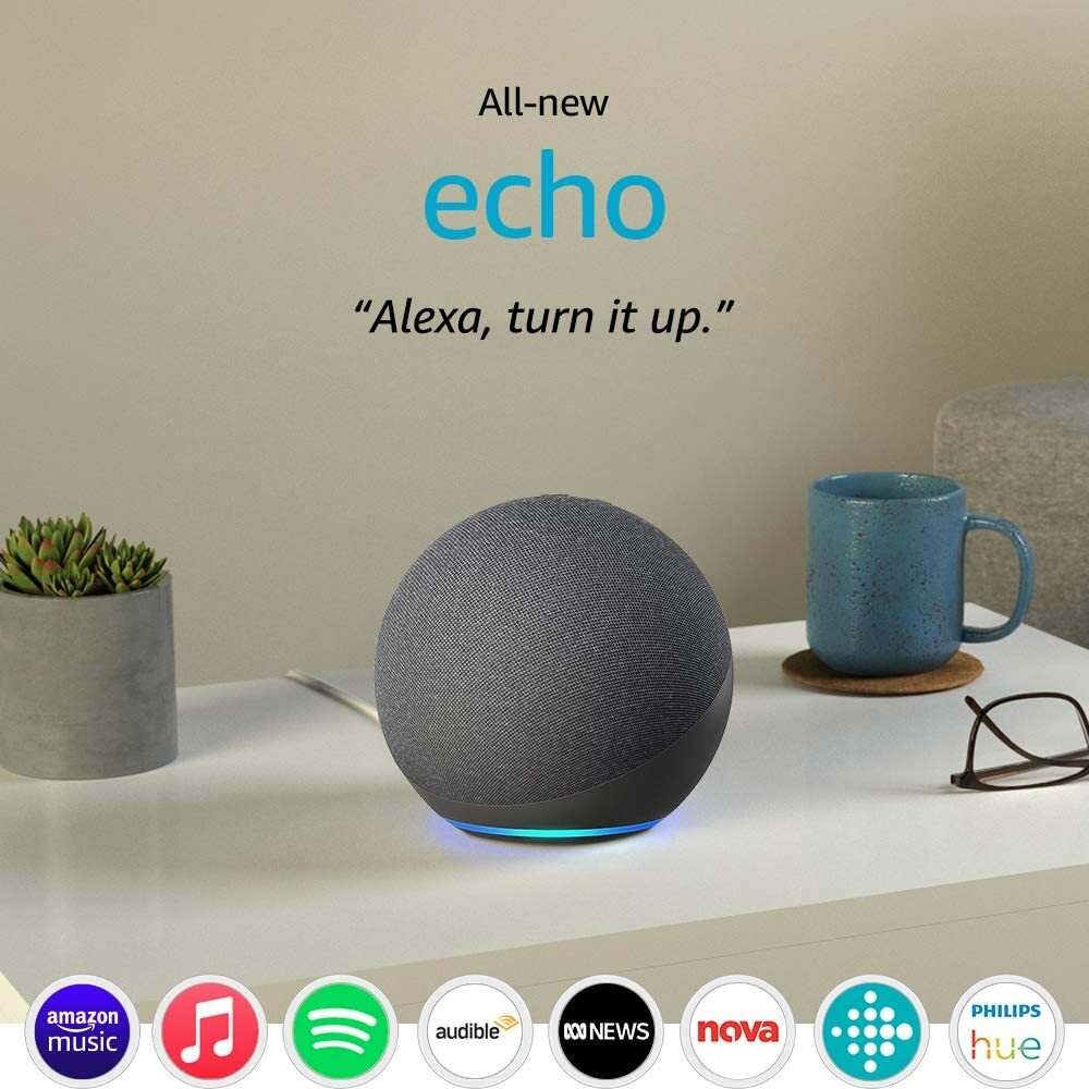 Amazon Echo 4th Gen Premium Smart Assistant Speaker Alexa Built In