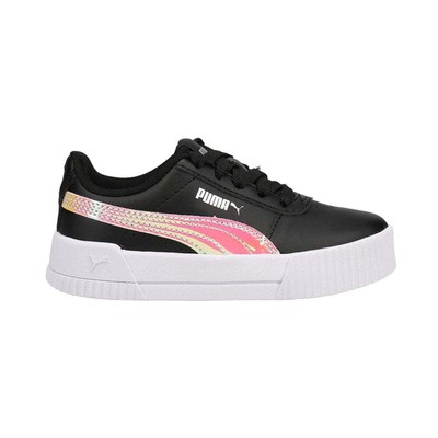 

Puma 383742-02 Toddler Girls Carina Holo Кроссовки Обувь Повседневная - Черный -, Puma Carina Holo