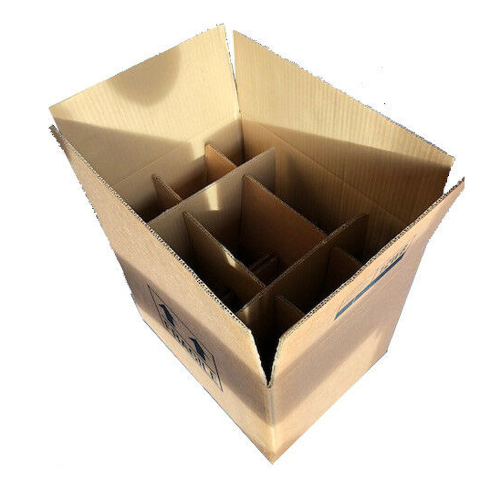 12 Wine Bottle Strong Cardboard Box with Inserts Bundle eBay