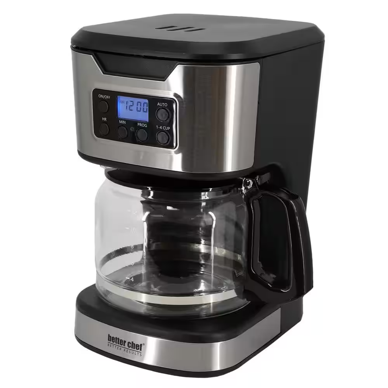 12-Cup Programmable Coffee Maker in Black | eBay