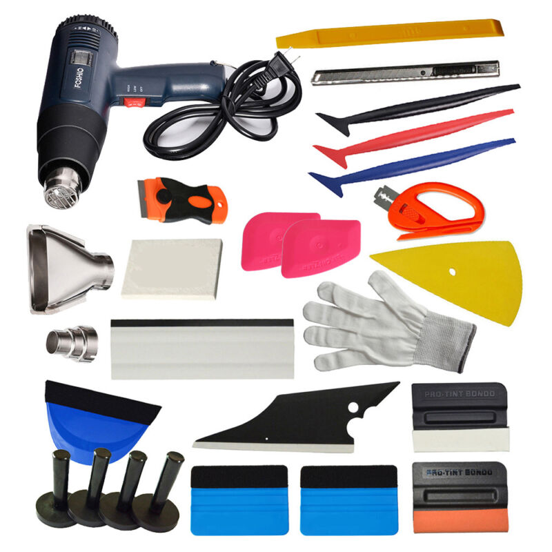 Car Wrapping Installation Tools Kit Vinyl Wrap Squeegee Felt Application Us