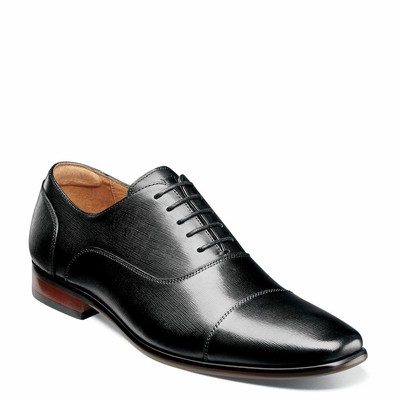 

Мужские оксфорды Florsheim Postino Cap Toe Balmoral Oxford 7,5 D(M) США -, Black/distressed