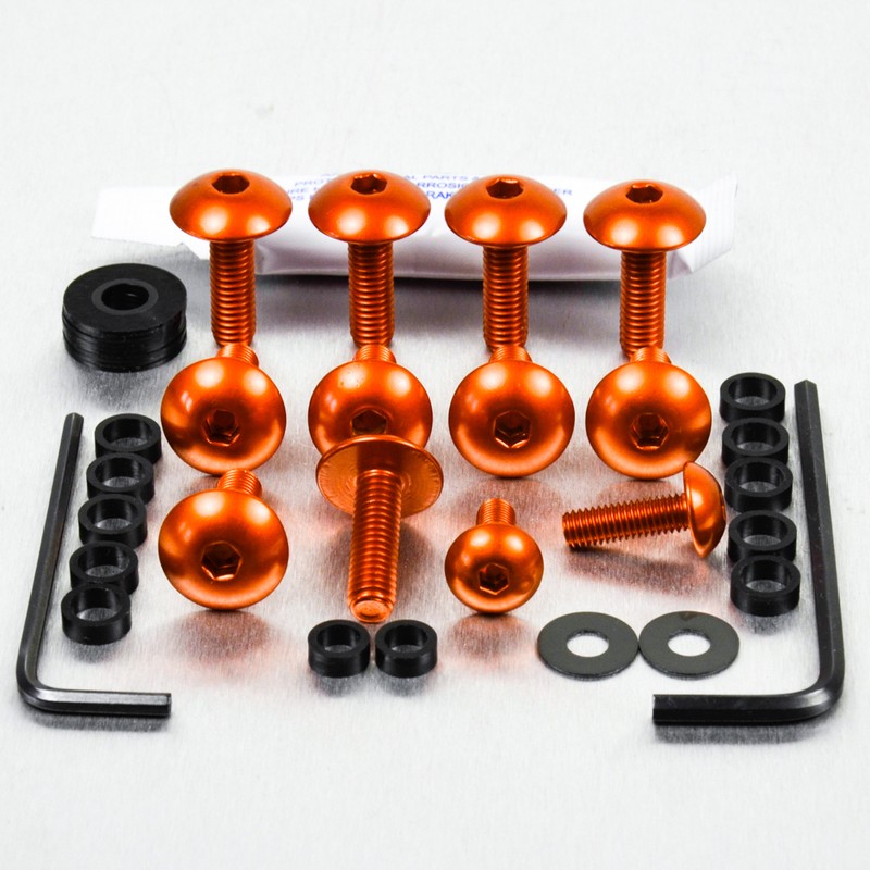 Kit Visserie Carenage En Aluminium Nt650vw-V1 98-01 Orange