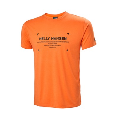 Helly Hansen Move Quick-Dry SS Training T-Shirt Men маково-оранжевый