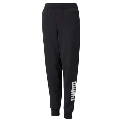 

Брюки Puma Power Logo Sweatpants Youth Boys Black Casual Athletic Bottoms 589307-01, Черный, Puma Power Logo Sweatpants Youth