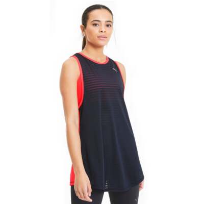 

Женская майка Puma NeoFuture Scoop Neck Размер  Повседневная спортивная 519709-02, Grey;pink