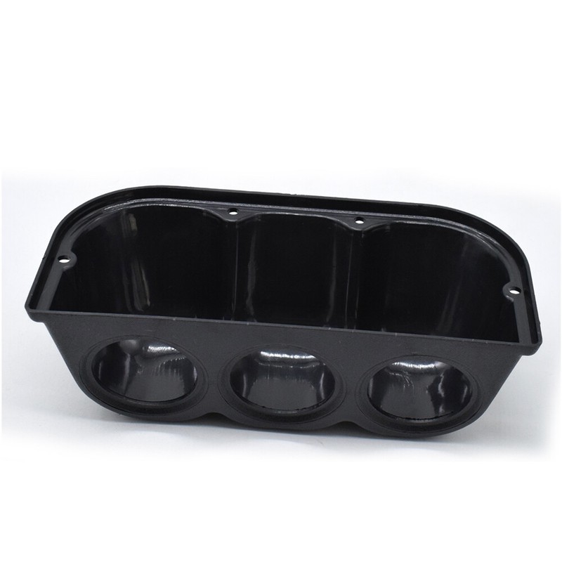 Universal 52mm 2" Triple Gauge Meter Holder Pod Dashboard Mount Dash Cup SUV ABS