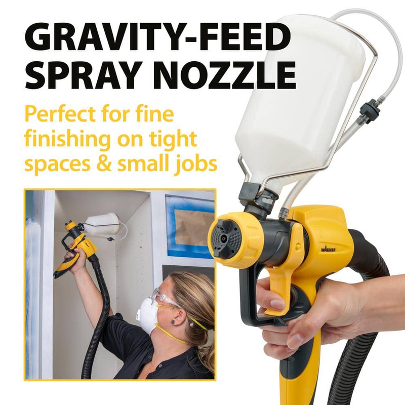 Flexio 4300 Gravity Feed Electric Stand HVLP Paint Sprayer Paint Supplies