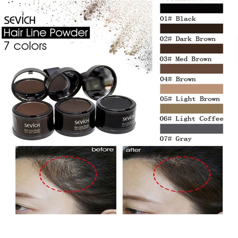 Coverage Hair Filling Powder Hair Shadow  Forehead Trimming Hairline Repair