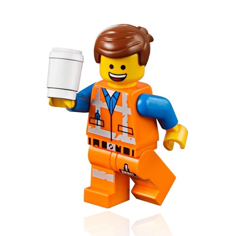 Emmet Brickowski and Wyldstyle min doll figure building toy gift for children