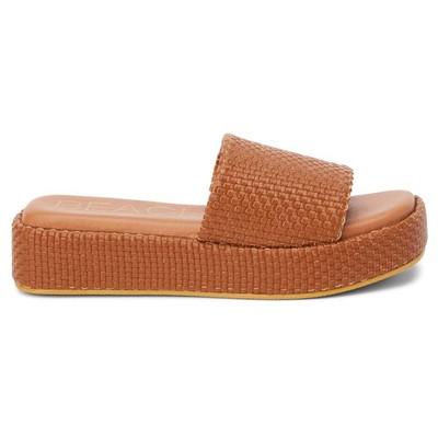 

Женские коричневые повседневные сандалии BEACH by Matisse Maui Flatform Slide MAUI-234, Коричневый, BEACH by Matisse Maui Flatform Slide