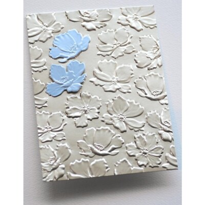 Memory Box ''ANEMONE DRIFT'' Floral 3D Embossing Folder & Dies